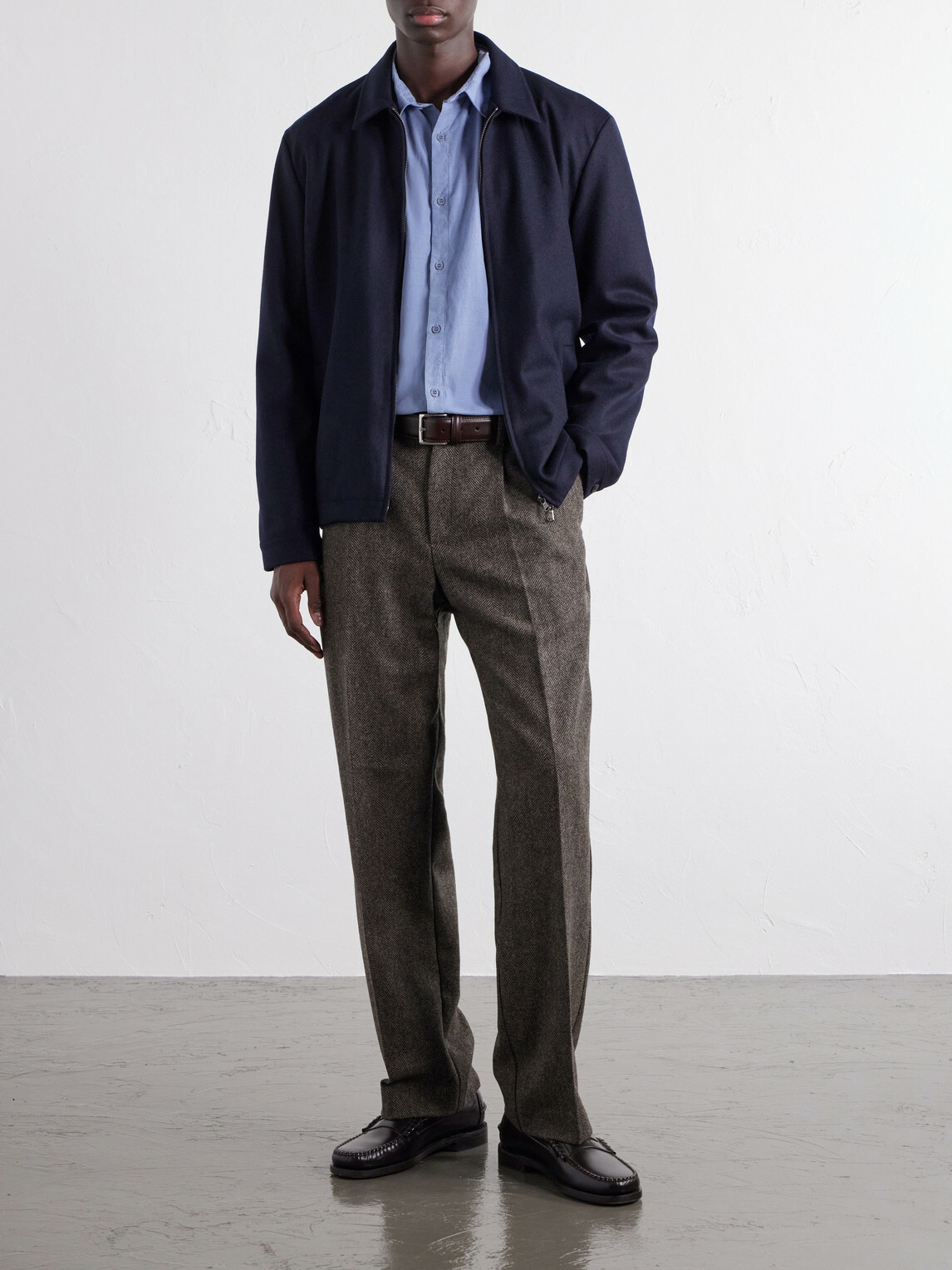Sunspel - Cotton-Corduroy Shirt - Blue