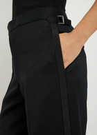 JW Anderson Tuxedo Straight-leg Trousers Black