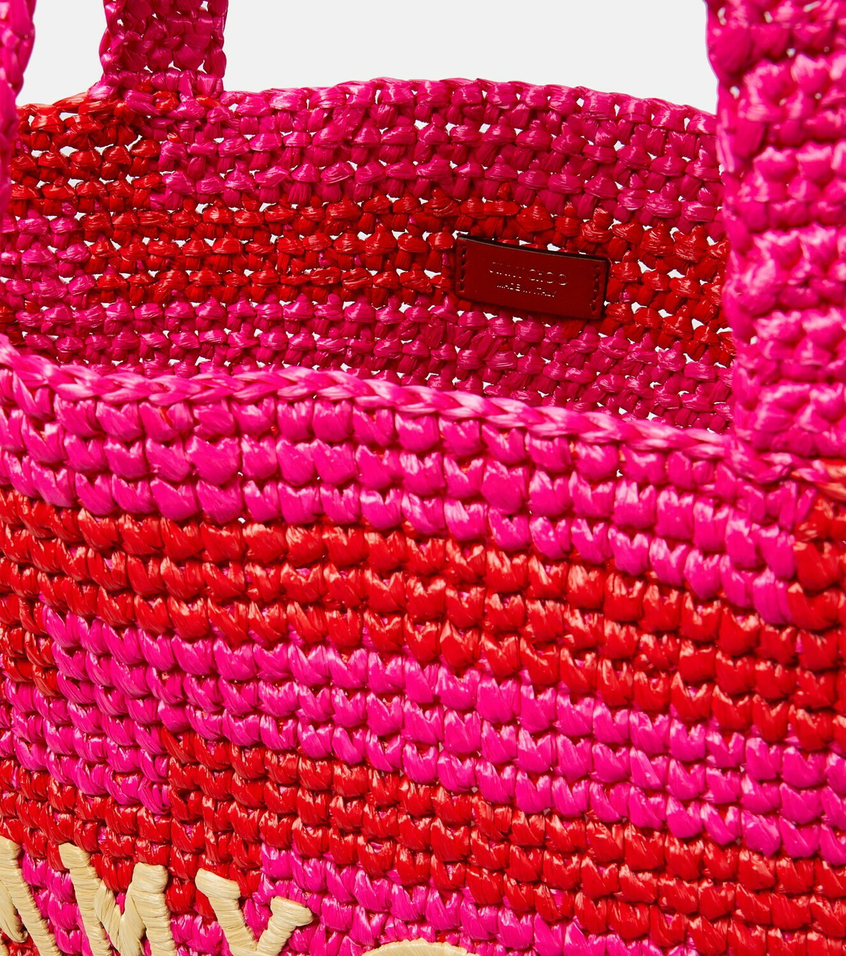 Jimmy Choo Beach N/S crochet tote bag Jimmy Choo
