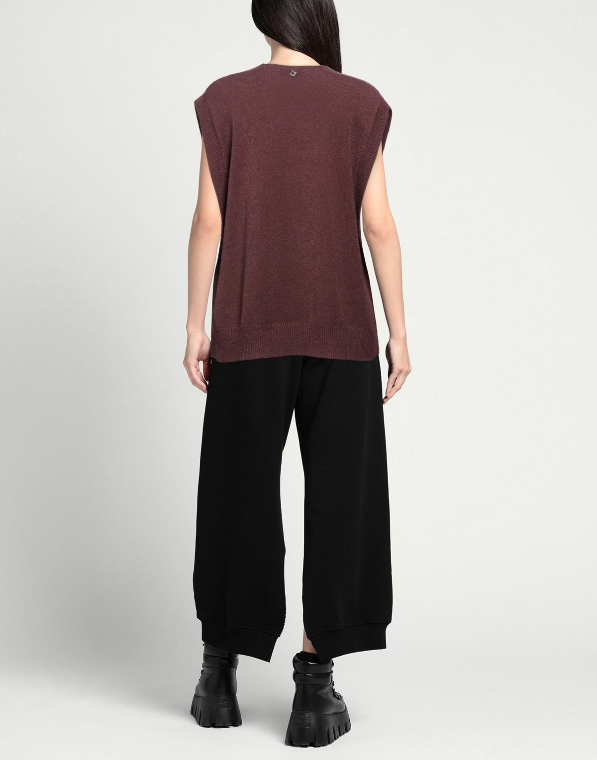 Manila Grace Womens Sweater Plum
