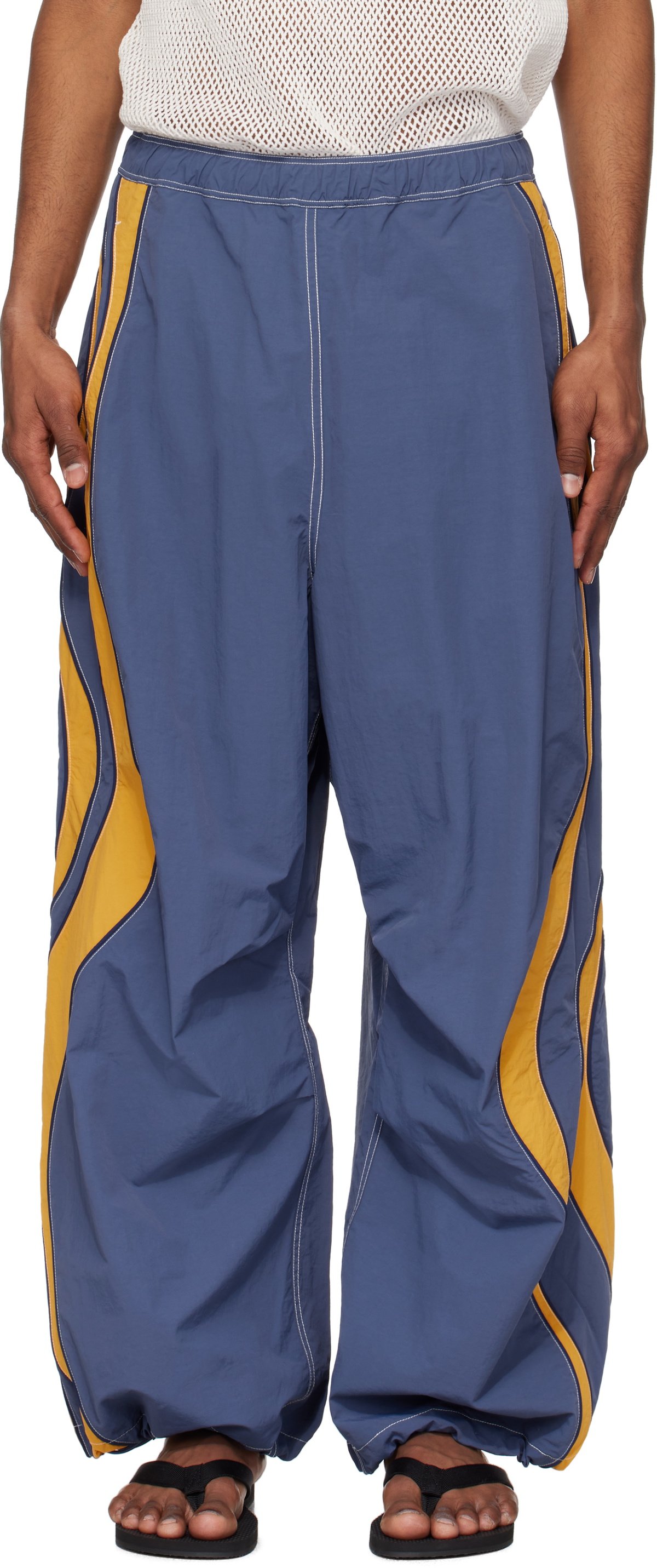 ERL Navy & Yellow UFO Track Pants ERL