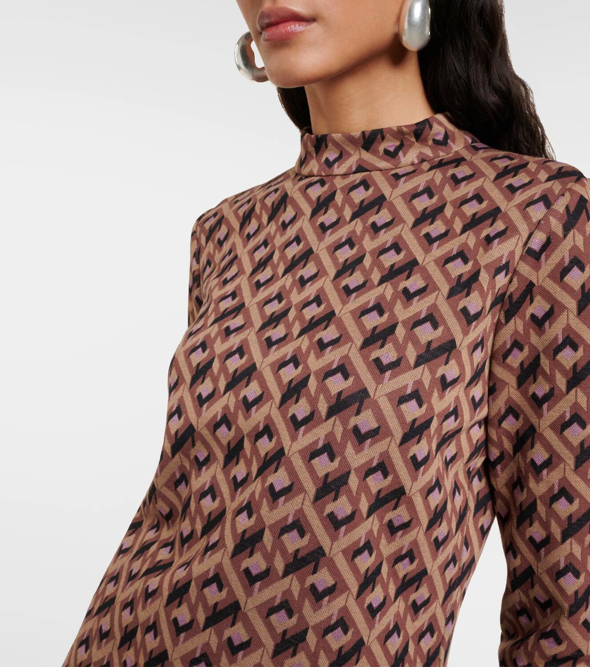 Diane von Furstenberg Birdie printed top