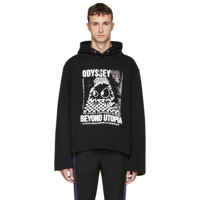 Photo: McQ Alexander McQueen Black Rave Monster Kimono Hoodie