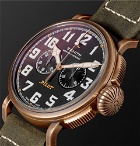 Zenith - Pilot Type 20 Extra Special Chronograph 45mm Bronze and Nubuck Watch - Black