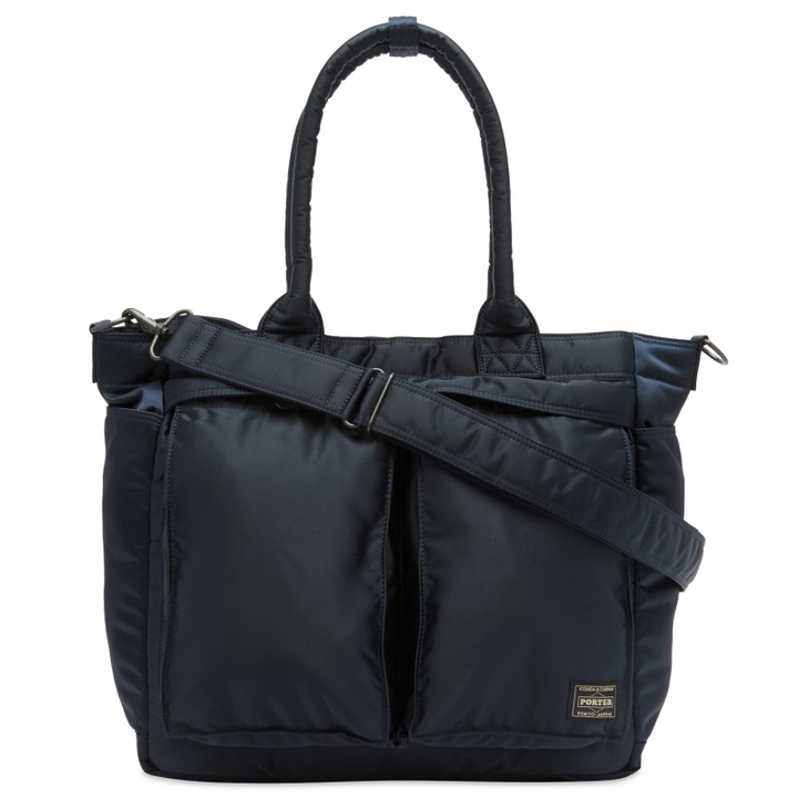 Photo: Porter-Yoshida & Co. Tanker Tote Bag - Medium in Navy 
