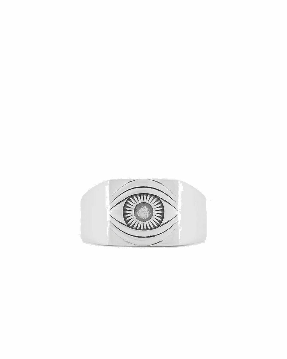 Photo: Serge De Nimes Silver Eye Ring Silver - Mens - Jewellery