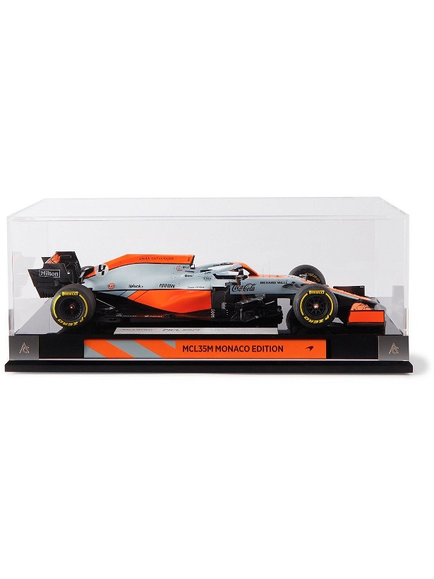 Photo: Amalgam Collection - Lando Norris McLaren MCL35M 2021 Monaco Grand Prix 1:18 Model Car