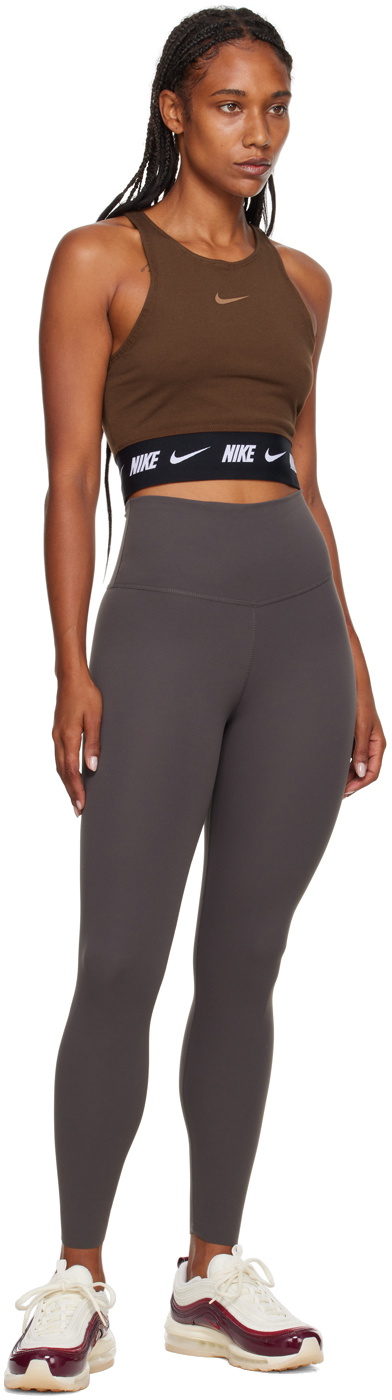 Nike Brown Yoga Luxe Leggings Nike