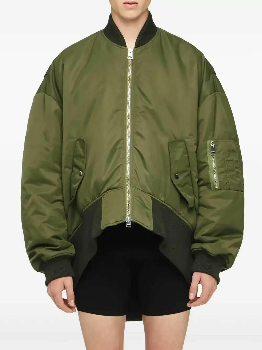 ブルゾン J W ANDERSON OVERSIZED CUVERD BOMBER (JK0381PG1696 595) JW ANDERSON-OVERSIZED CURVED HEM BOMBER JACKET-JK0381 PG1696
