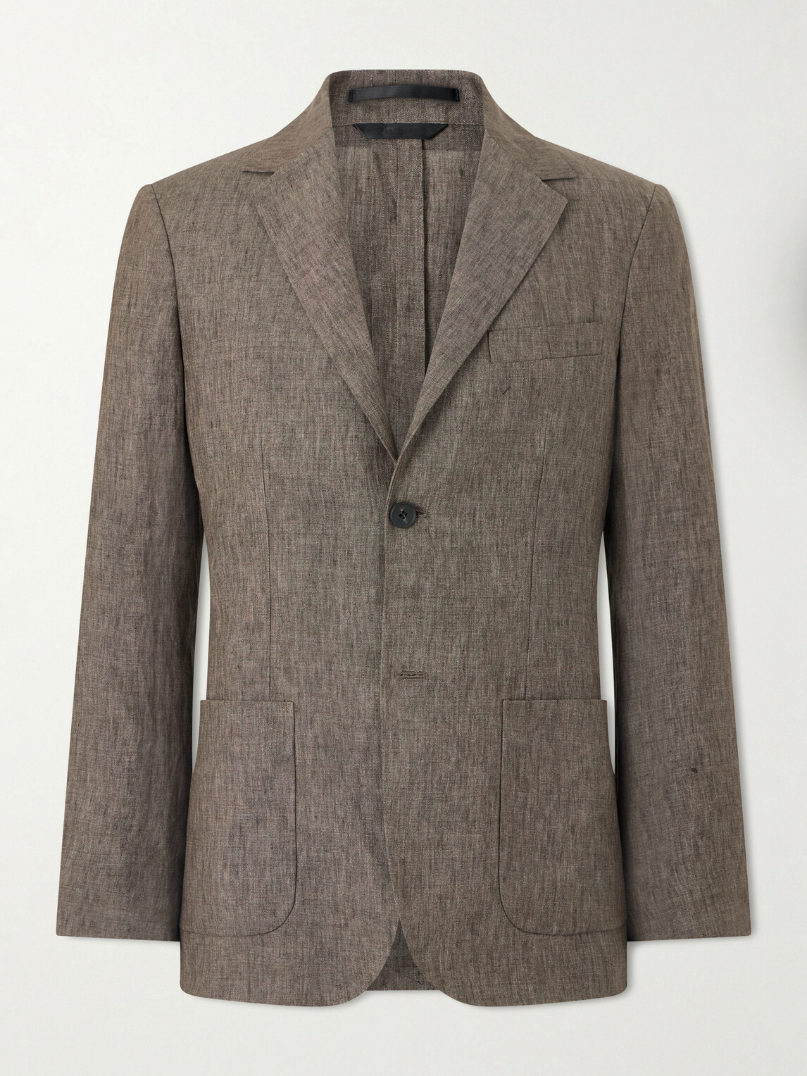 Sunspel - Linen Suit Jacket - Brown