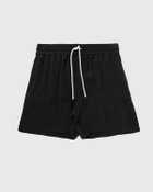 Portuguese Flannel Cupro Shorts Black Mens Casual Short