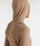 Adidas by Stella McCartney Logo technical half-zip hoodie