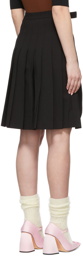 SHUSHU/TONG SSENSE Exclusive Black Split Pleated Skirt