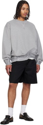 Maison Margiela Gray Taped Jersey Sweatshirt