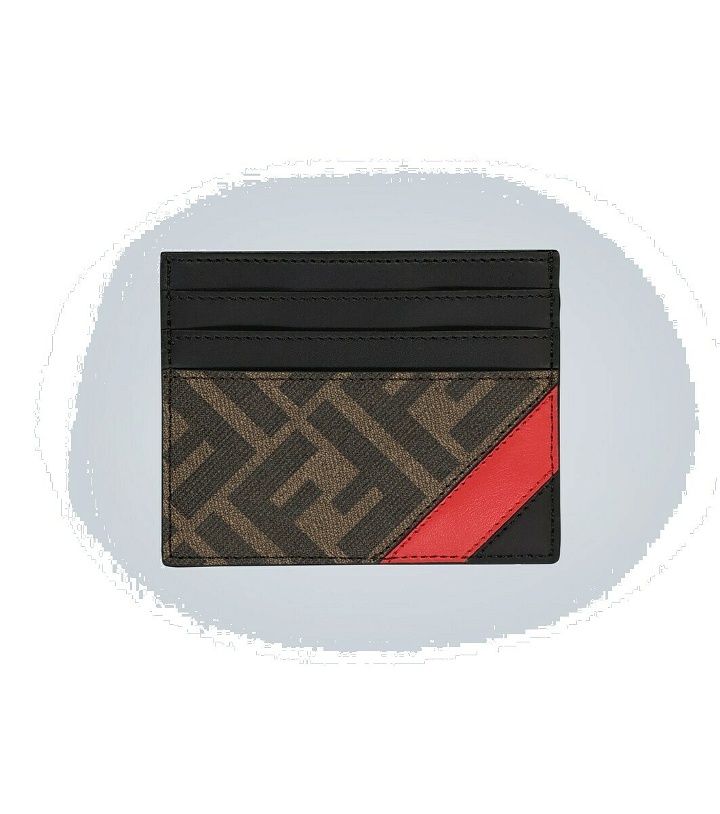 Photo: Fendi Logo leather cardholder