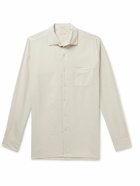 Massimo Alba - Cotton and Cashmere-Blend Voile Shirt - Neutrals