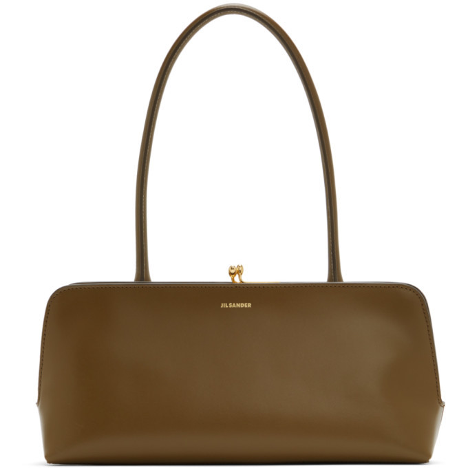 ★Jil Sander★ Small Goji Suede Chain Tote Bag Khaki J07WD00 MUSINSA | JIL SANDER Small Goji Suede Chain Tote Bag - Khaki