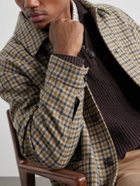 Purdey - Checked Wool-Twill Overshirt - Neutrals