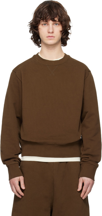Photo: Entire Studios Brown Pod Crew Sweatshirt
