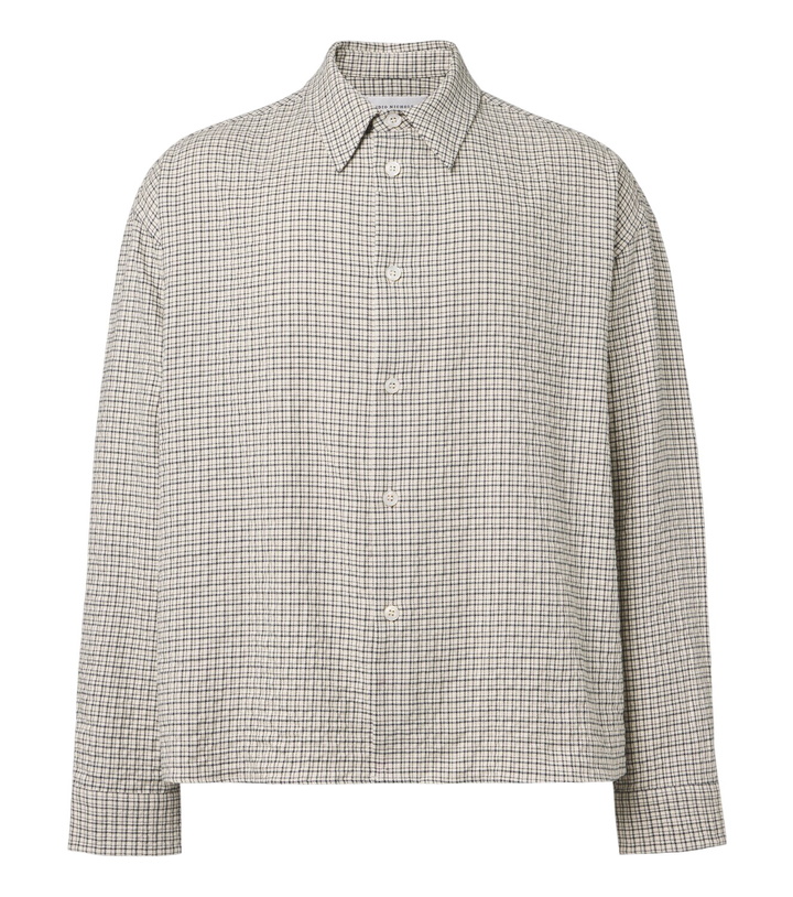 Photo: Studio Nicholson Checked cotton shirt