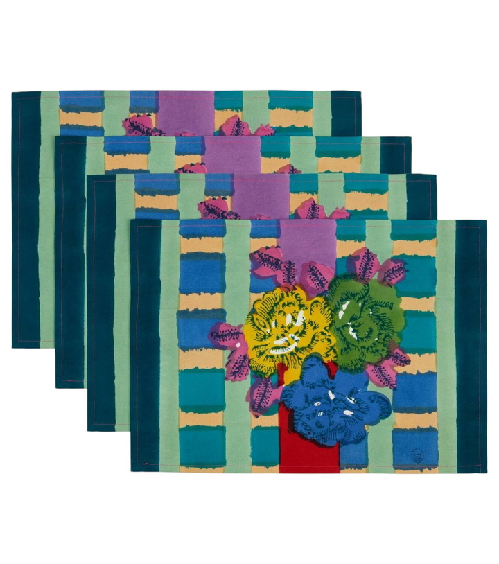 Photo: Lisa Corti Ankara Aqua set of 4 placemats