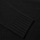 Jil Sander Men's Chunky Crew Knit in Black