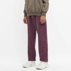 Les Tien Men's Vintage Heavyweight Classic Sweat Pant in Raspberry