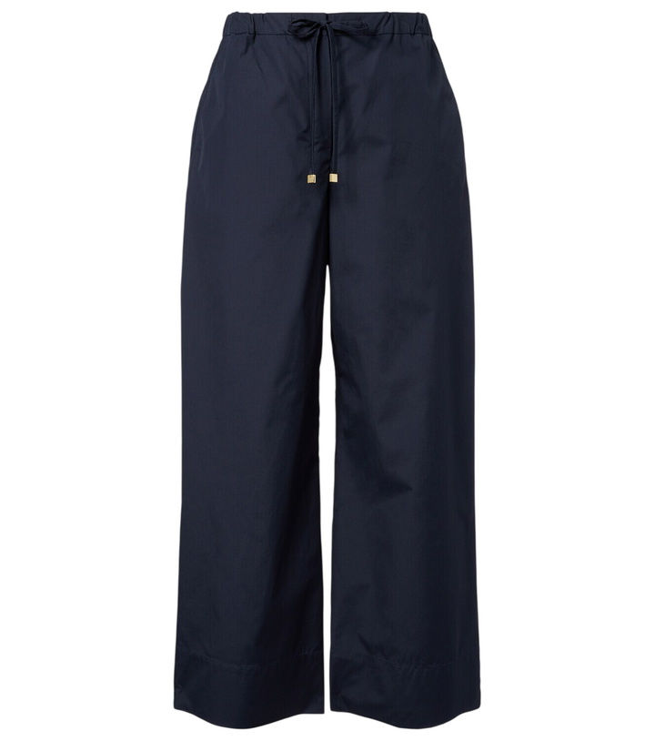 Photo: 'S Max Mara Cotton cropped wide-leg pants