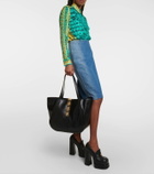 Versace Greca Goddess Large leather tote bag