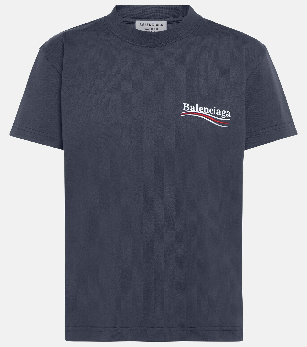 【関税込・国内発送】BALENCIAGA Logo Cotton Tシャツ Black Logo-Print Cotton-Jersey T-Shirt | BALENCIAGA | MR PORTER