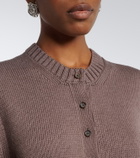 Magda Butrym Ribbed-knit cotton cardigan