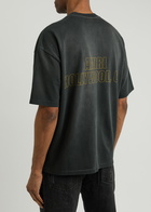 Amiri Vintage Eagle Printed Cotton T-shirt Black