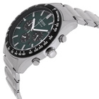 Citizen Eco-Drive Chronograph Green Dial Mens Watch CA4674-58X