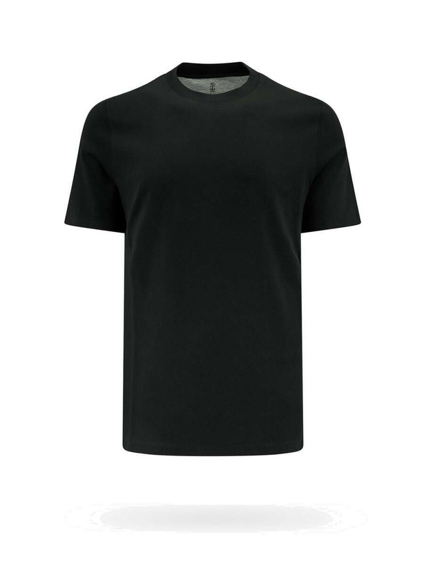 Photo: Brunello Cucinelli   T Shirt Black   Mens