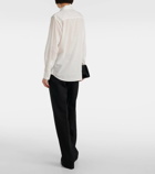 Nili Lotan Nathael Ruffle cotton shirt