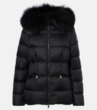 Moncler Boed shearling-trimmed down jacket
