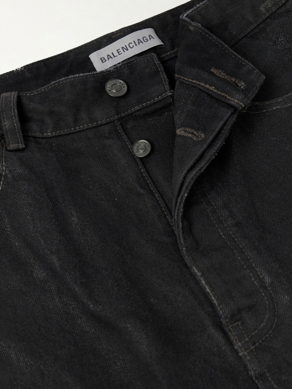Balenciaga - Straight-Leg Jeans - Black