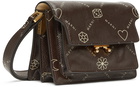 Marni Brown Mini Trunk Shoulder Bag