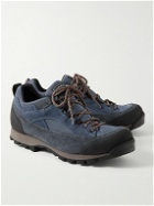 Diemme - Grappa Suede and Rubber-Trimmed Mesh Boots - Blue