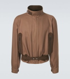 Giorgio Armani Silk bomber jacket