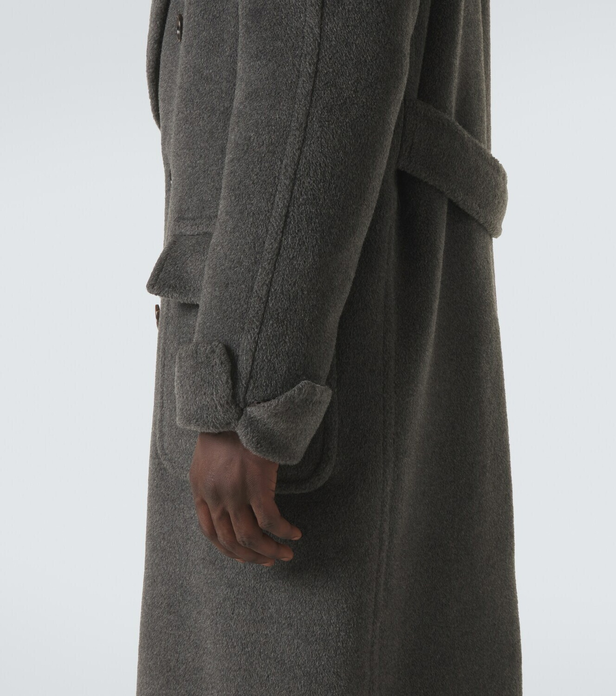 Umit Benan Gianni alpaca and wool coat