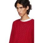 Sies Marjan Red Lou Cable Sweater