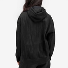 Auralee Women's Elastic Sheer Nylon Parka Jacket in Black