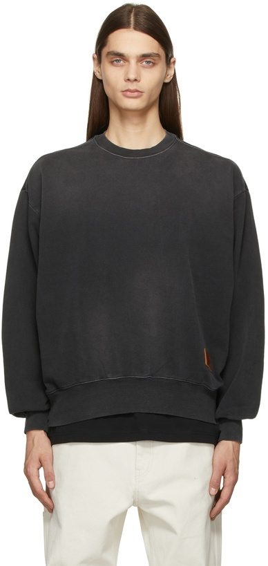 Photo: Acne Studios Black Relaxed Sweatshirt