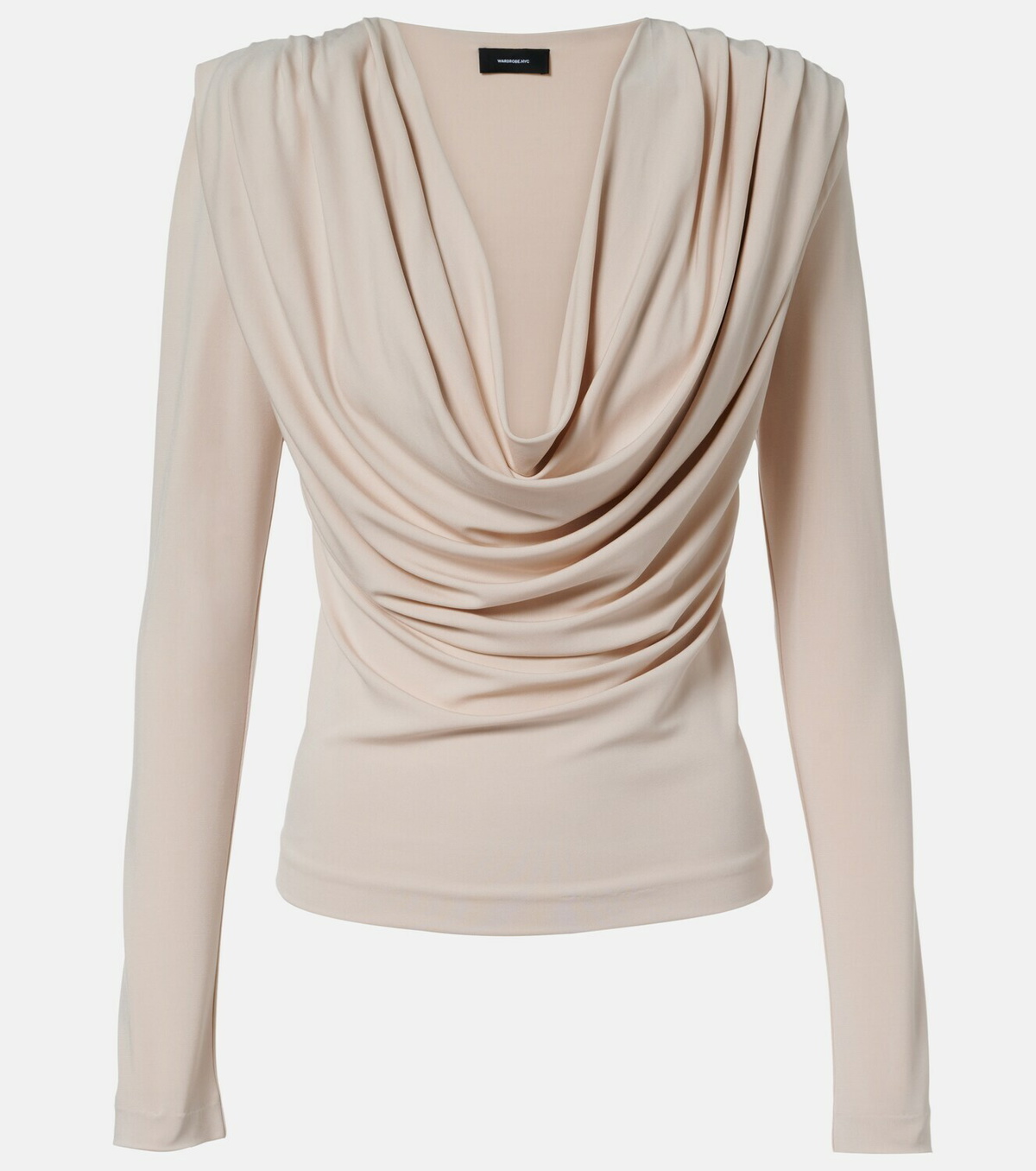 Wardrobe.NYC Draped jersey top