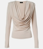 Wardrobe.NYC Draped jersey top