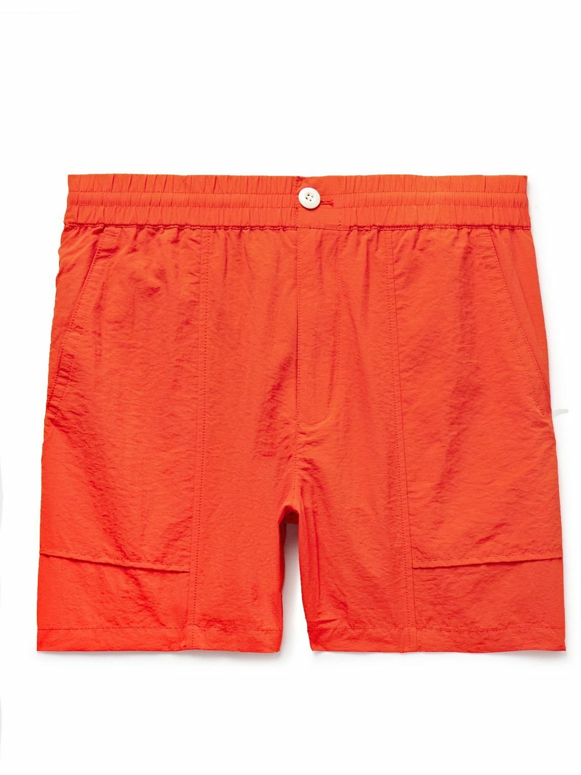 Photo: Alex Mill - Straight-Leg Nylon Shorts - Orange