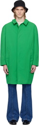 Bally Green Twill Coat