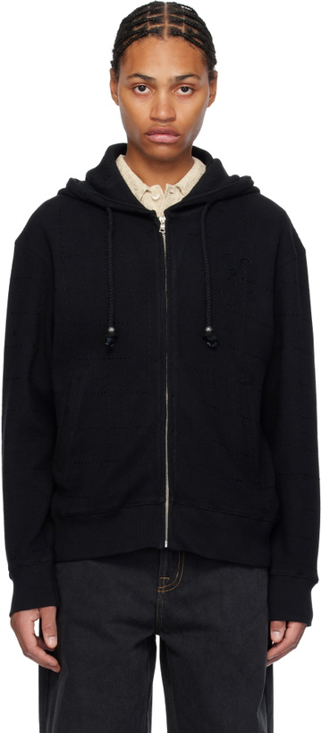 Photo: Glass Cypress Black Zip Up Hoodie