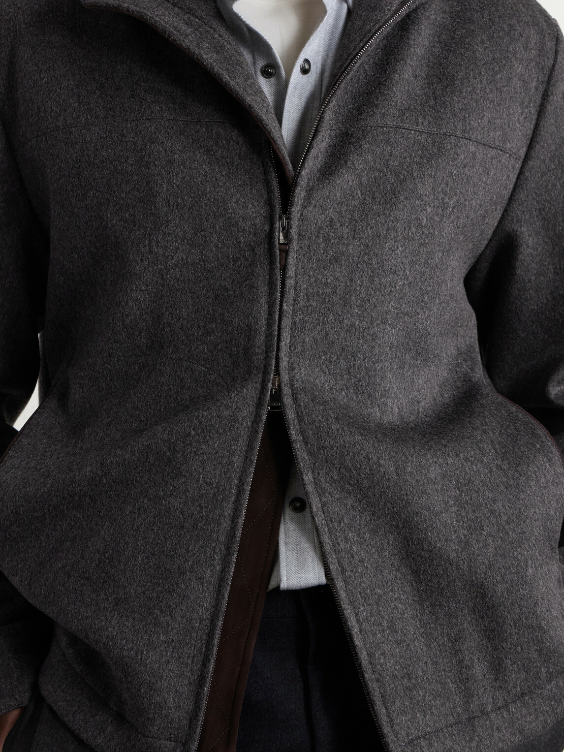 Canali - Wool Blouson Jacket - Gray